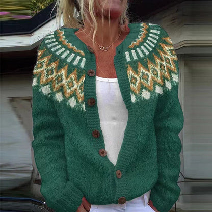 Natalia |  Nordic Knit Cardigan