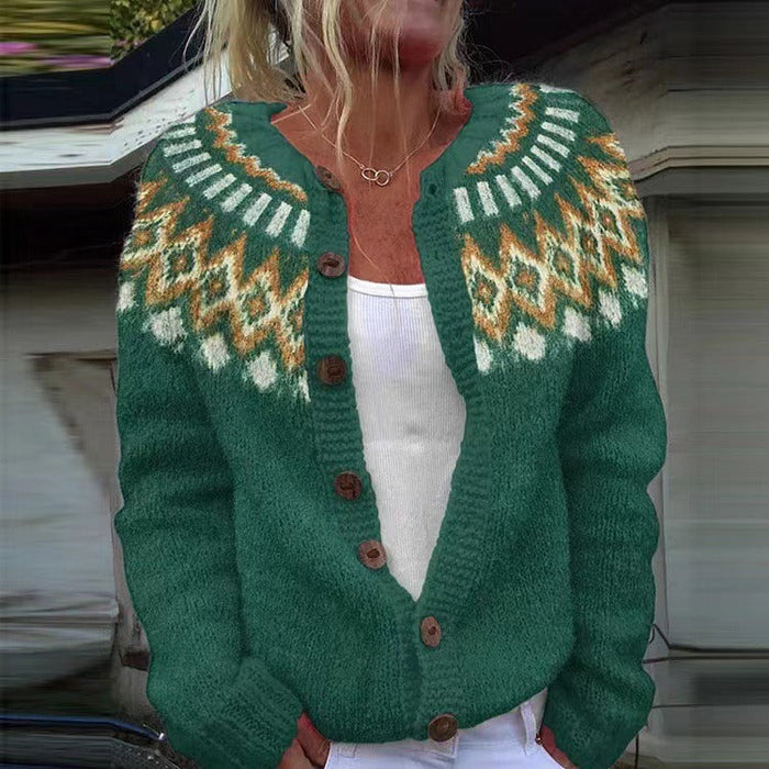 Natalia |  Nordic Knit Cardigan