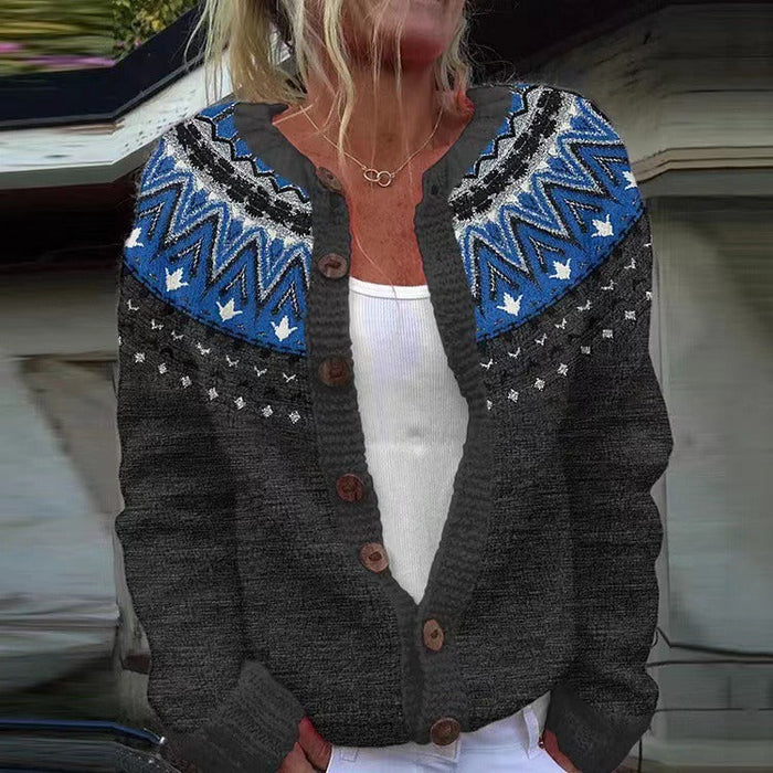 Jade |  Nordic Knit Cardigan