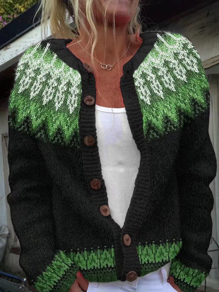 Sadie |  Nordic Knit Cardigan