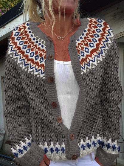 Gabriella |  Nordic Knit Cardigan