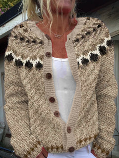 Aubree |  Nordic Knit Cardigan