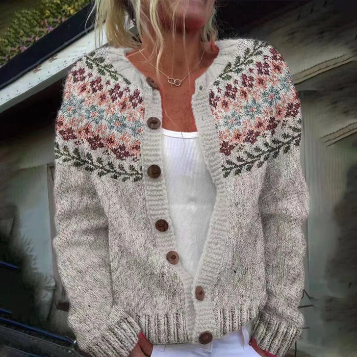 Madelyne |  Nordic Knit Cardigan