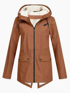 ASTRID | FLEECE LINED RAIN PARKA