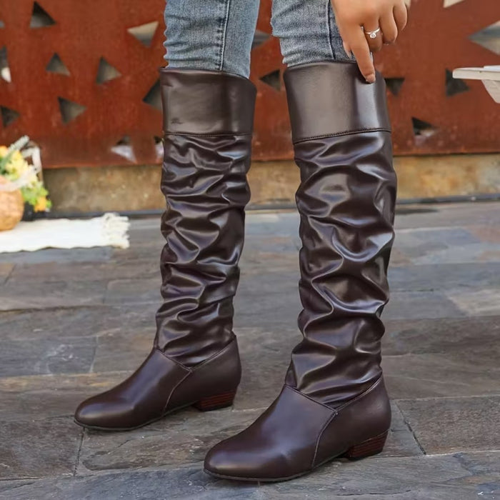 LIVIA | Elegant Slouchy Knee-High Boots