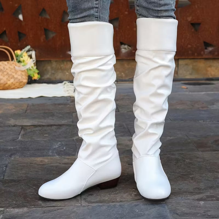 LIVIA | Elegant Slouchy Knee-High Boots