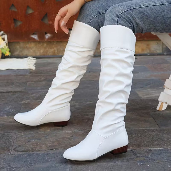 LIVIA | Elegant Slouchy Knee-High Boots