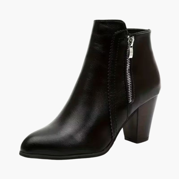 SOFIA | Elegant Block Heel Ankle Boots