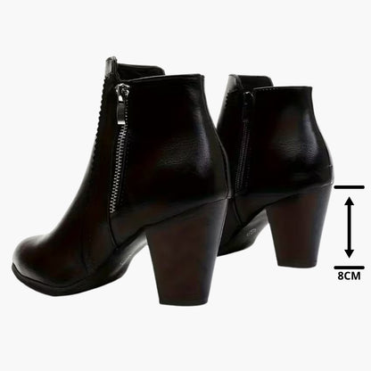 SOFIA | Elegant Block Heel Ankle Boots