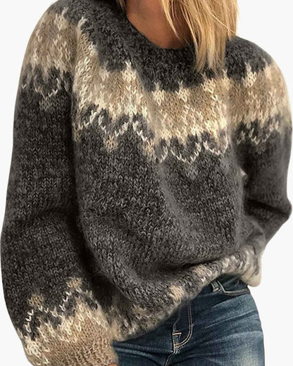 INGRID | NORDIC KNIT SWEATER