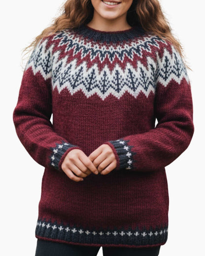 FREYA | NORDIC KNIT SWEATER