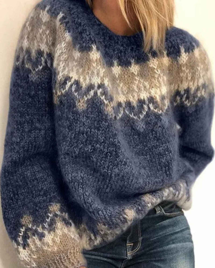 INGRID | NORDIC KNIT SWEATER