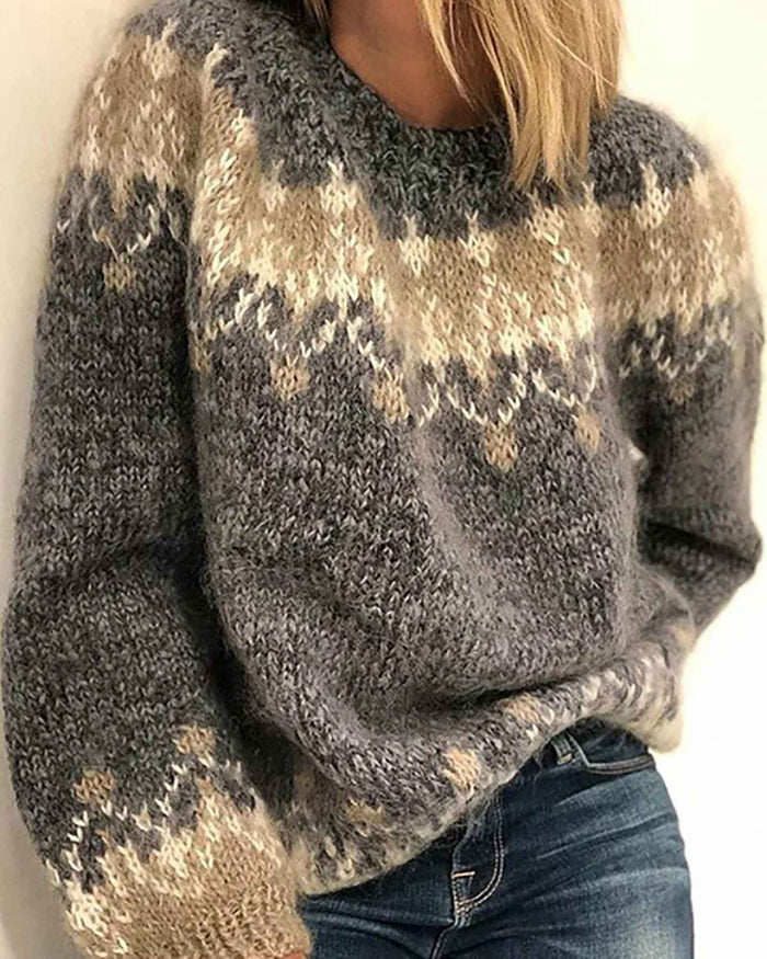 INGRID | NORDIC KNIT SWEATER