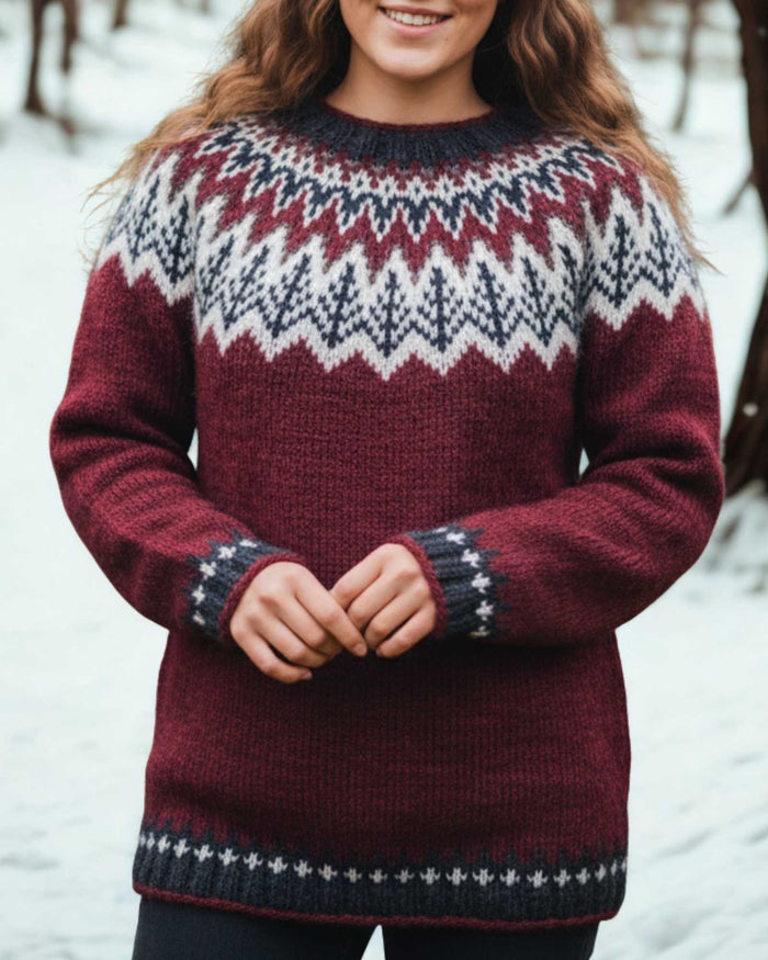 FREYA | NORDIC KNIT SWEATER