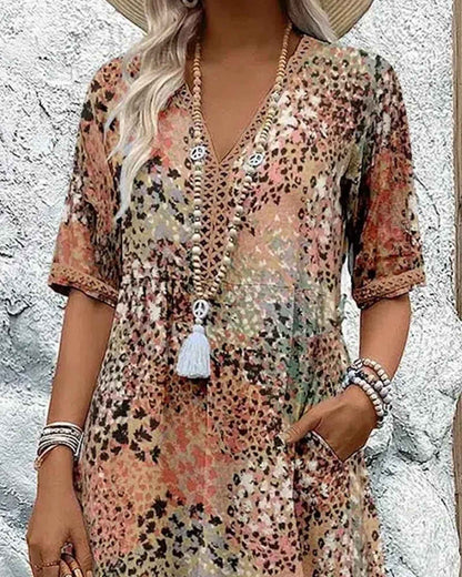 Bianca – Elegant Floral Midi Dress