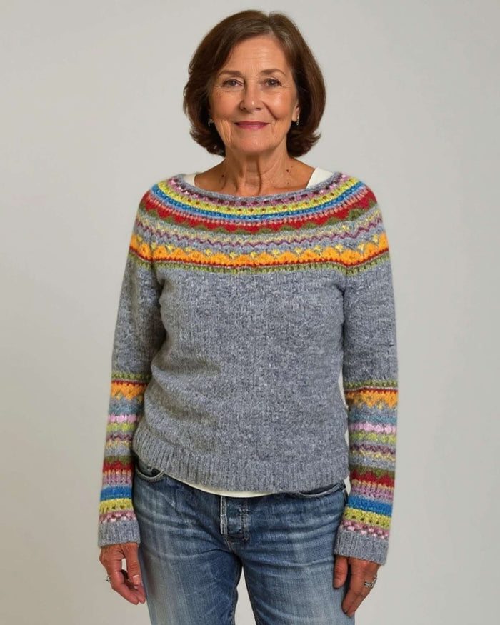 Rhea – Retro Knit Sweater