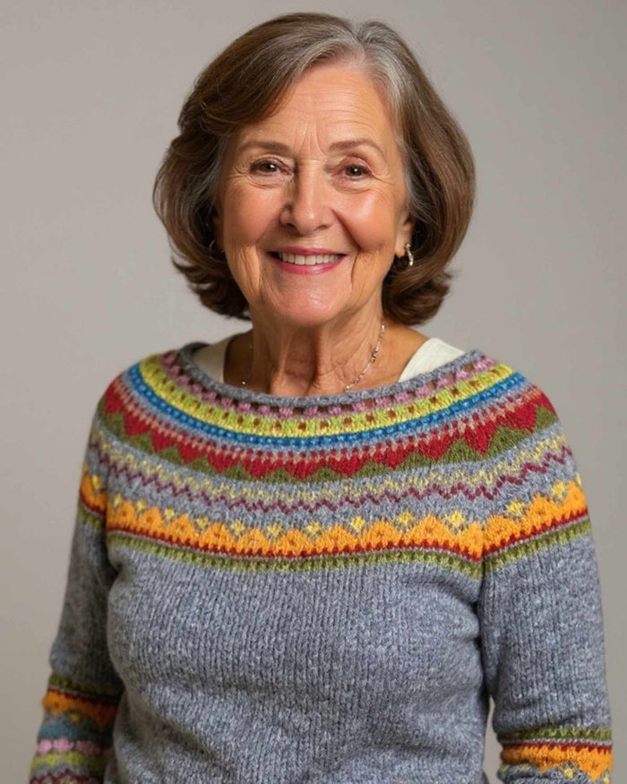 Rhea – Retro Knit Sweater