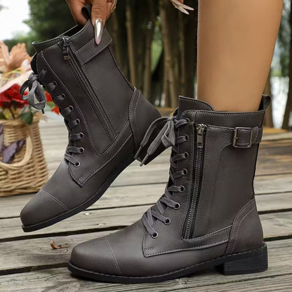MARLENE | Everyday Lace-Up Boots