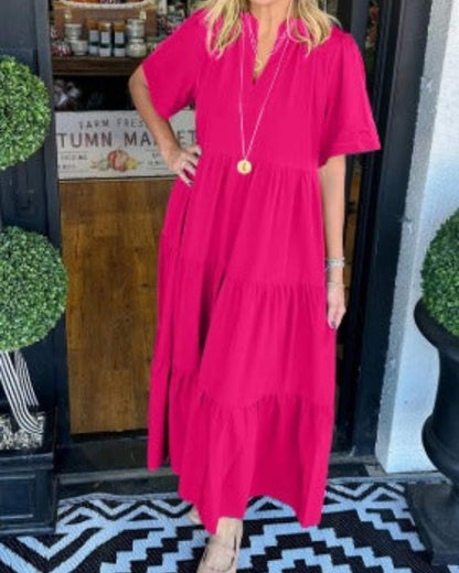 Isabelle – Flowy Tiered Maxi Dress