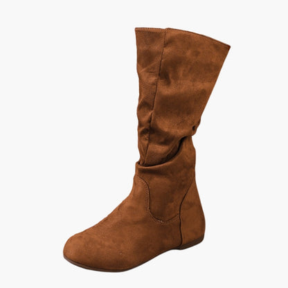 ELORA | Casual Slouchy Mid-Calf Boots
