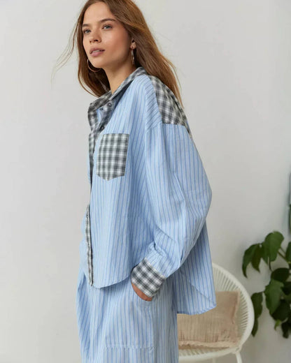 Mia – Vintage-Inspired Pyjama Set