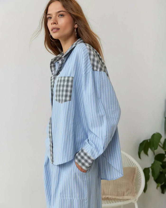 Mia – Vintage-Inspired Pyjama Set