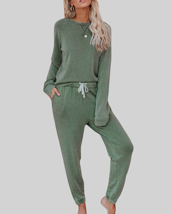 Mary – Casual Long Sleeve and Joggers Set