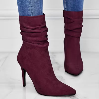 CAMILLA | Elegant Stiletto Heel Ankle Boots