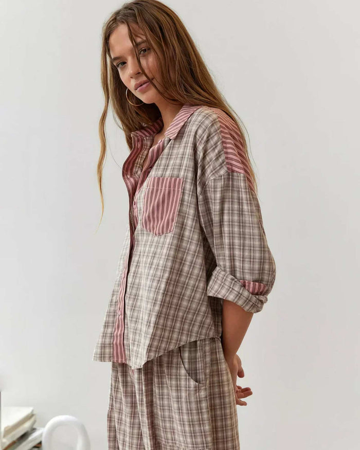 Mia – Vintage-Inspired Pyjama Set