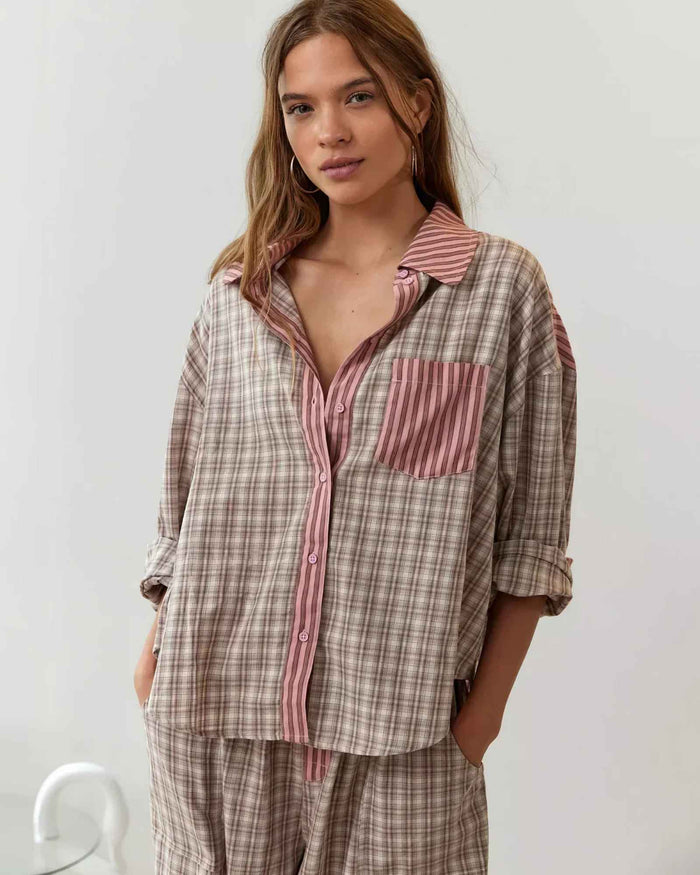 Mia – Vintage-Inspired Pyjama Set
