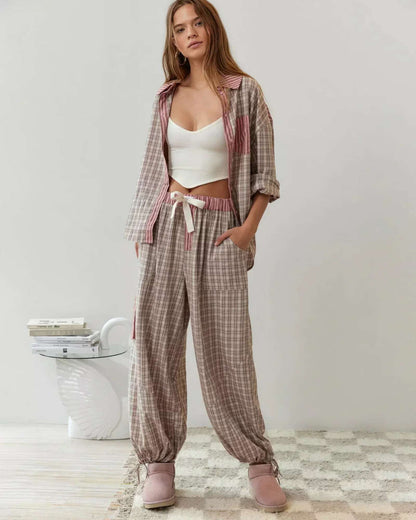 Mia – Vintage-Inspired Pyjama Set