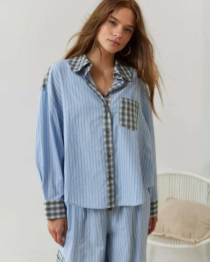 Mia – Vintage-Inspired Pyjama Set