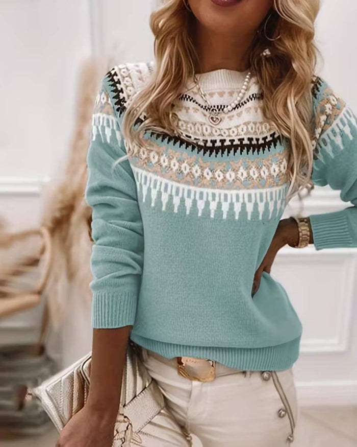 LUCIA | ELEGANT NORDIC KNIT SWEATER