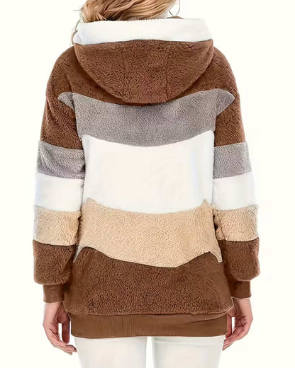 LUNA | COZY HOODED TEDDY JACKET