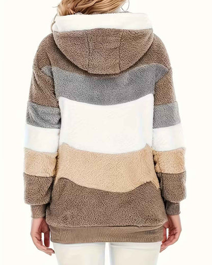 LUNA | COZY HOODED TEDDY JACKET