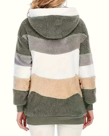 LUNA | COZY HOODED TEDDY JACKET