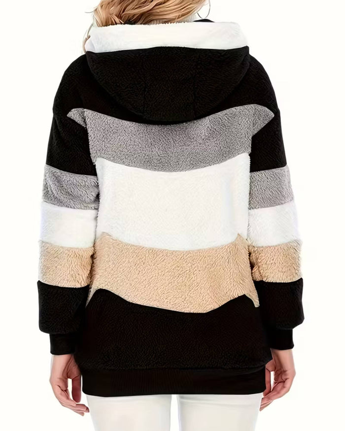 LUNA | COZY HOODED TEDDY JACKET