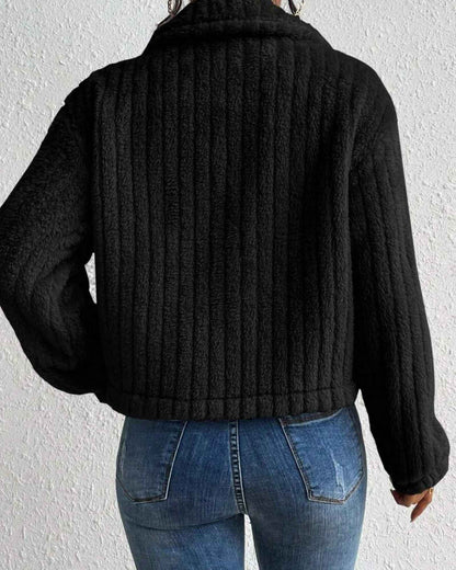 ARIELLE | COZY PLUSH BUTTON JACKET