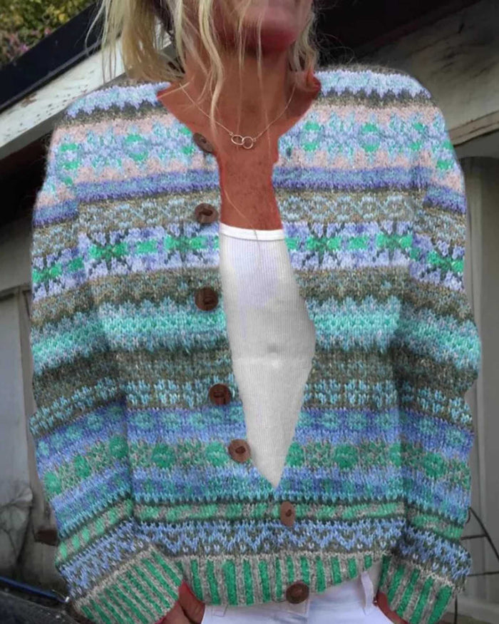 Gaby | Nordic Knit Cardigan