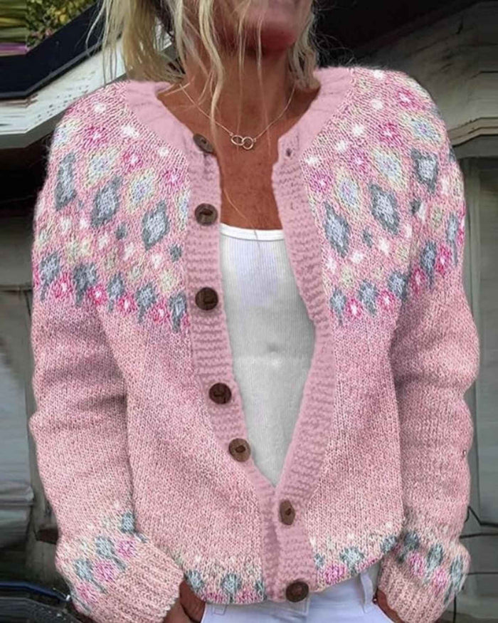 Marie | Nordic Knit Cardigan