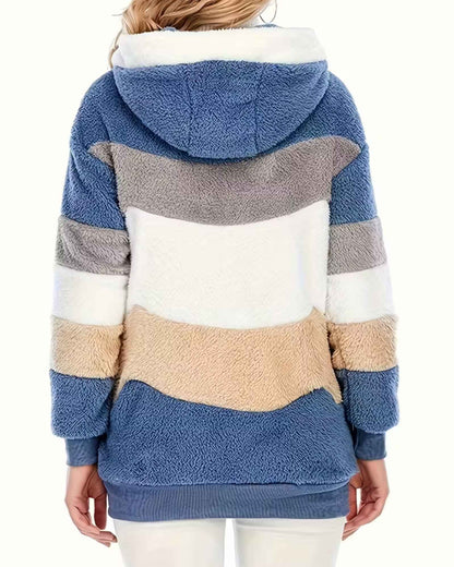 LUNA | COZY HOODED TEDDY JACKET