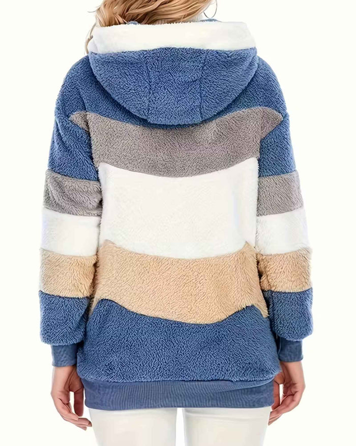 LUNA | COZY HOODED TEDDY JACKET