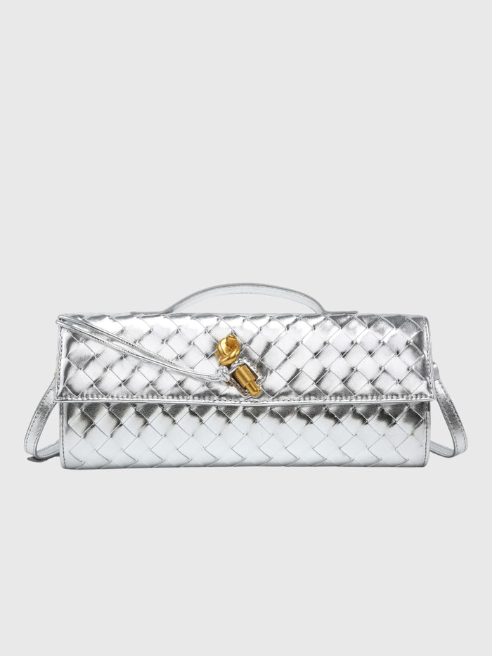Camila | Luxe Slim Woven Clutch
