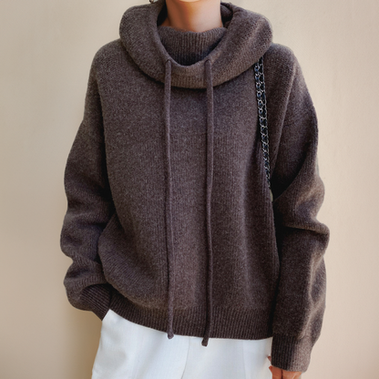 Rhea Luxe Knit Hoodie