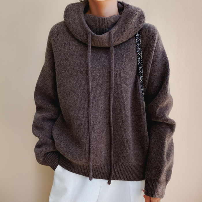 Rhea Luxe Knit Hoodie