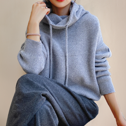 Rhea Luxe Knit Hoodie