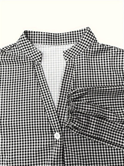 Mirette – Gingham Tiered Dress