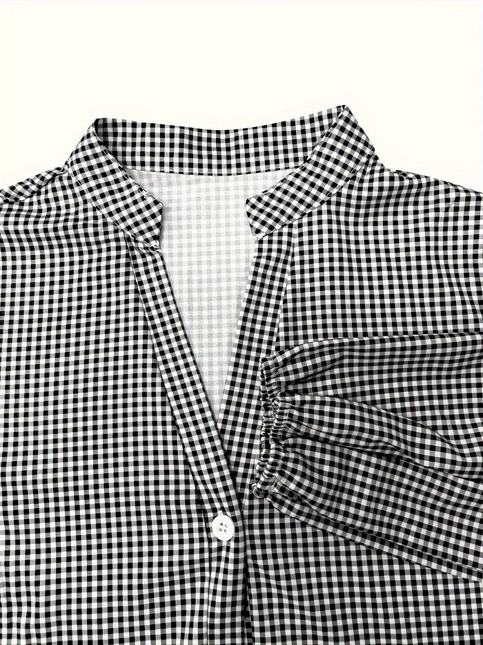 Mirette – Gingham Tiered Dress