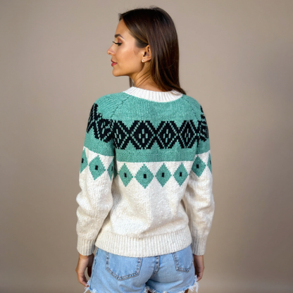 Allison |  Nordic Knit Cardigan