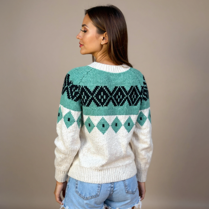 Allison |  Nordic Knit Cardigan